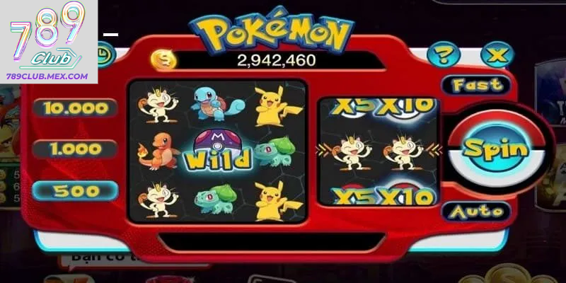 Giới thiệu tổng quan về tựa game nổ hũ Pokemon 789club 