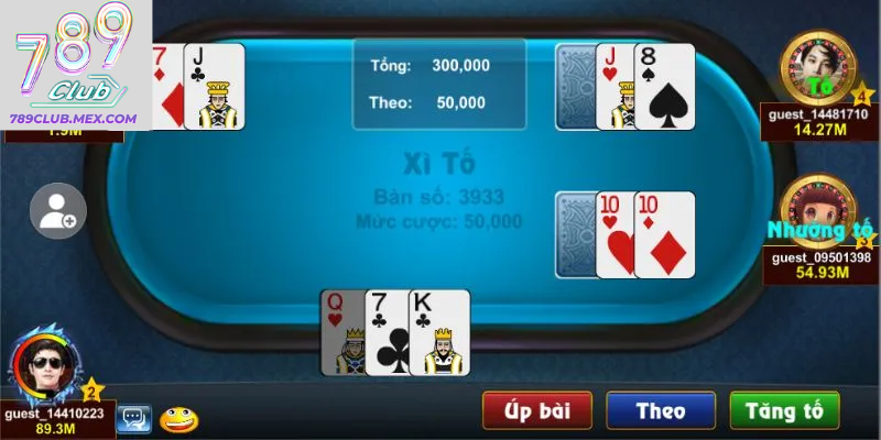 Chia sẻ cách chơi xì tố 789club đơn giản nhất